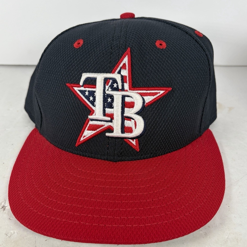 New Era Tampa Bay Rays Patriotic MLB 59FIFTY‎ Fitted Hat 7 1/2